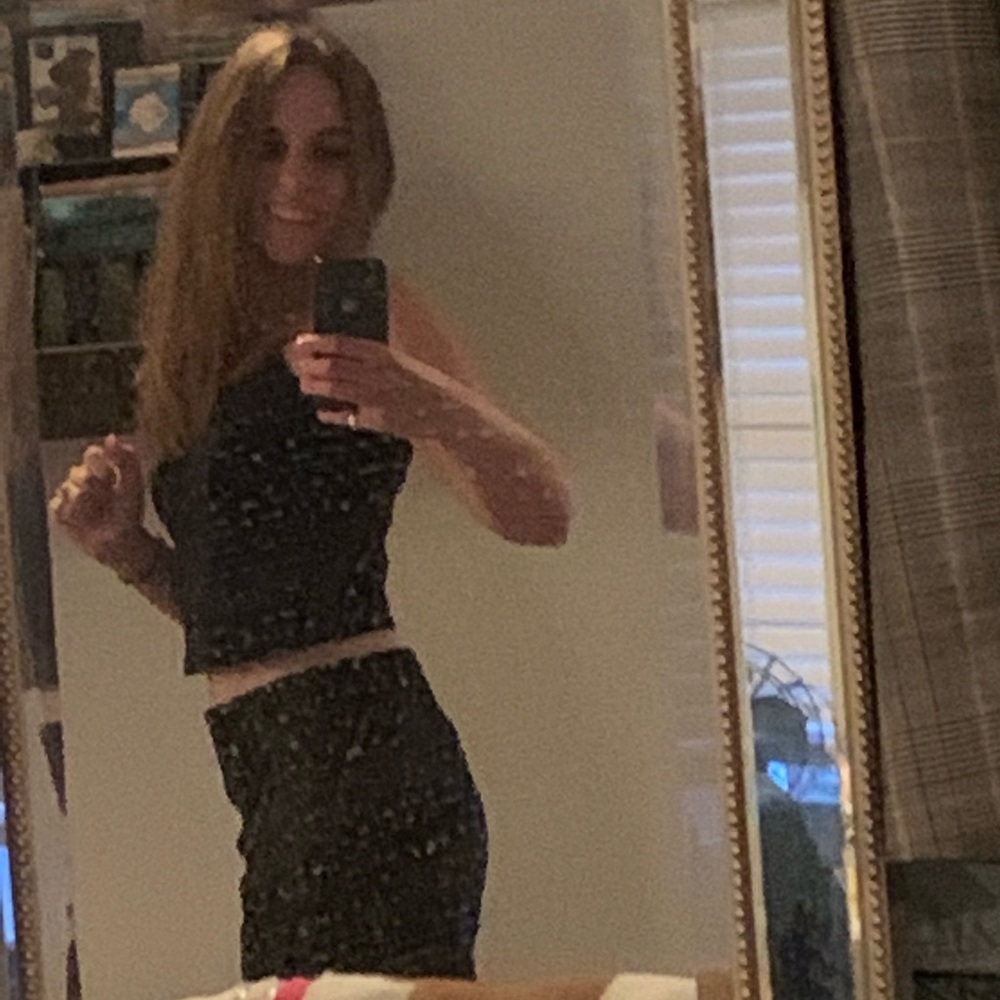 leopard calfskin and leather mini skirt 🐆 - Picture 4 of 11